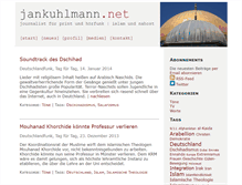 Tablet Screenshot of blog.jankuhlmann.net